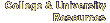 College & University Resources